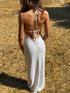 Sesia maxi lace dress - White