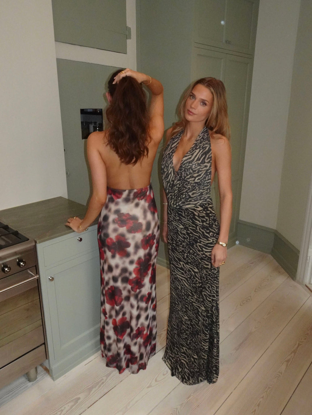 Columbine maxi dress - Animal print