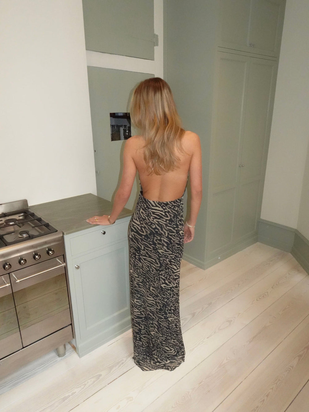 Columbine maxi dress - Animal print