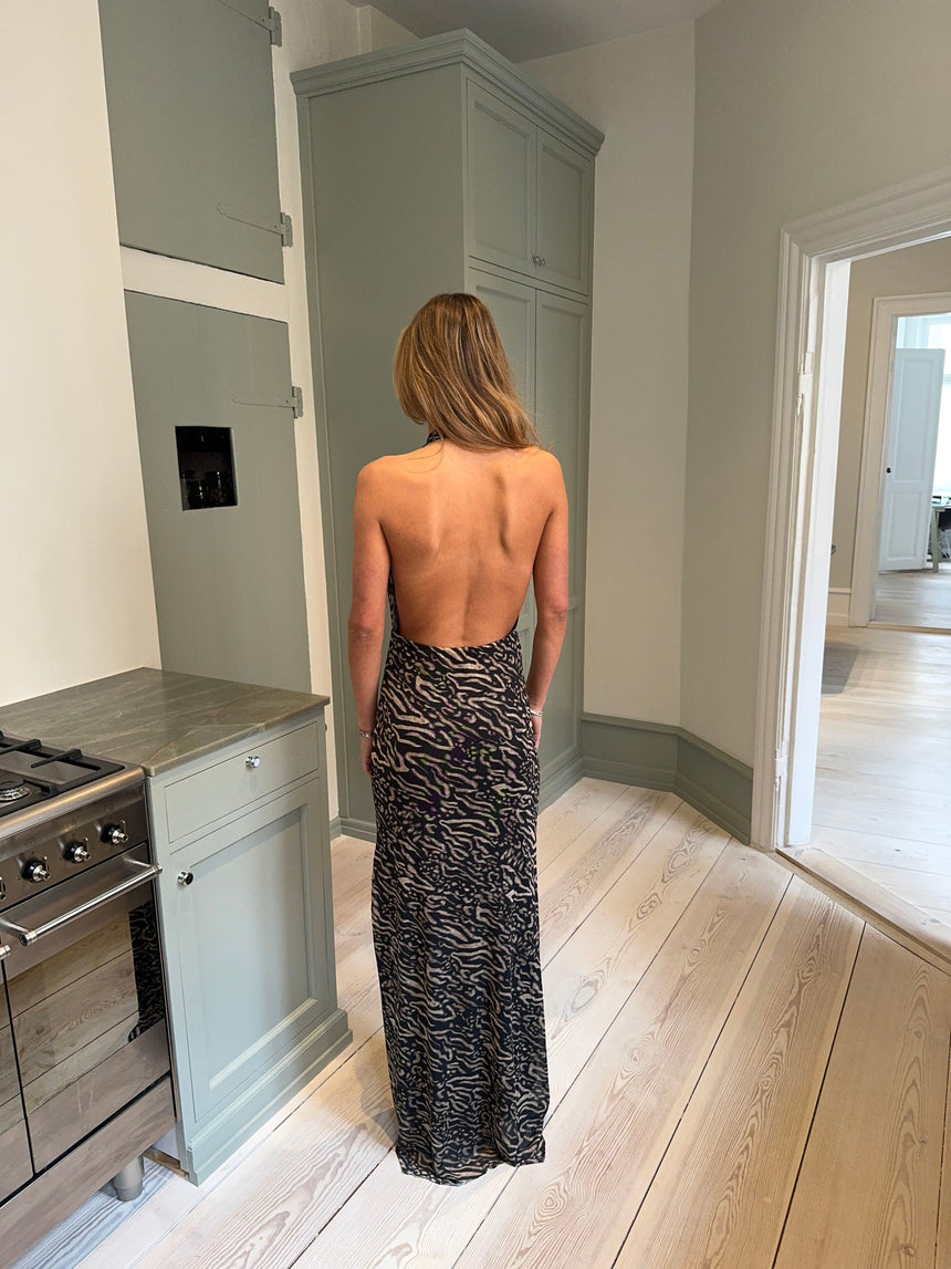 Columbine maxi dress - Animal print