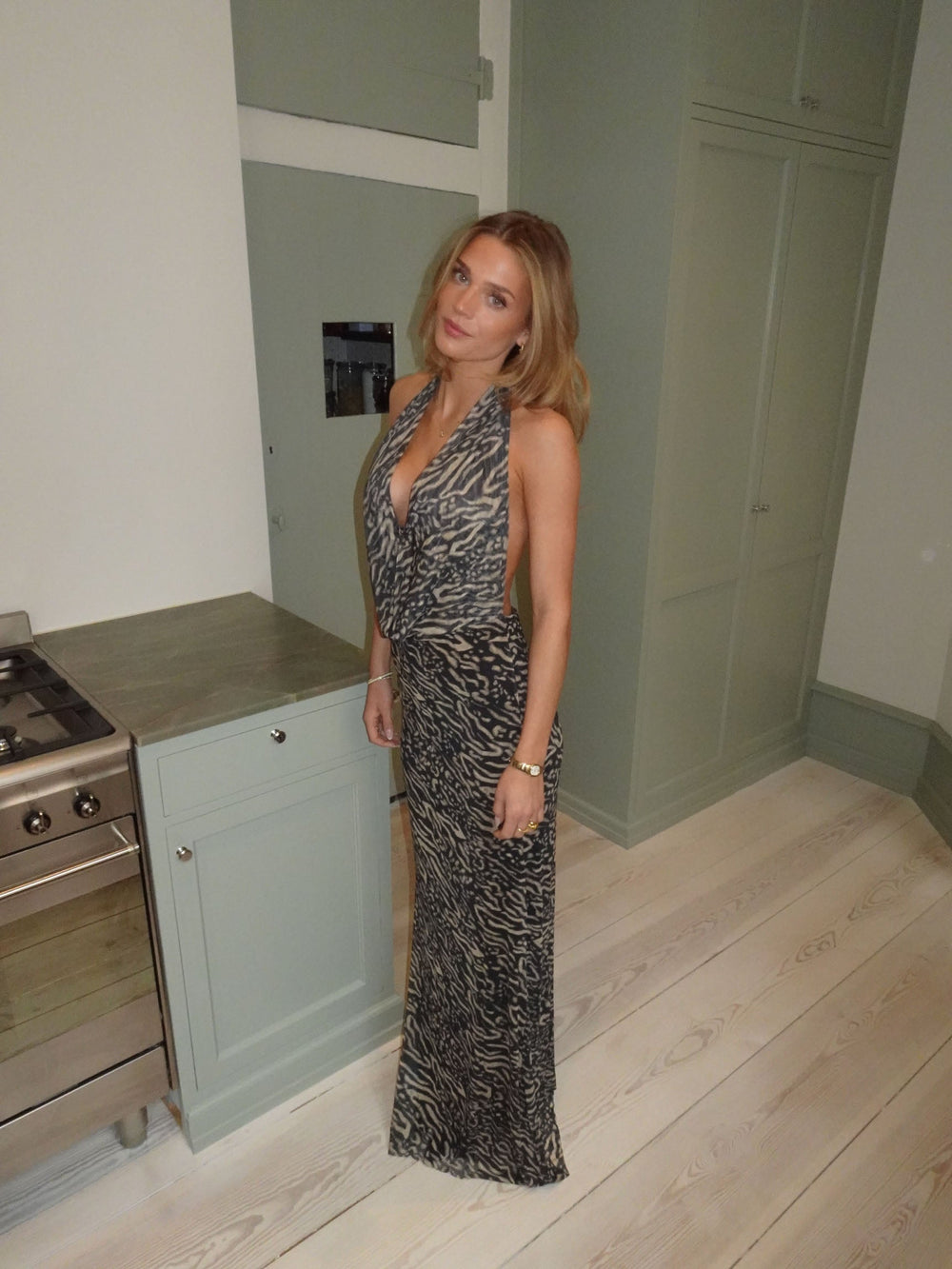 Columbine maxi dress - Animal print