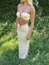 Ania maxi dress - Yellow