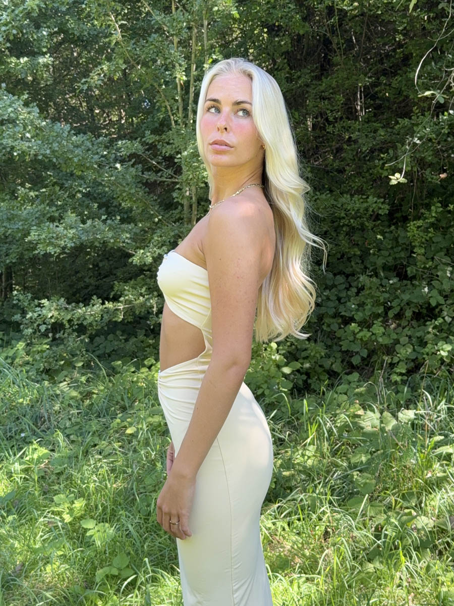 Ania maxi dress - Yellow