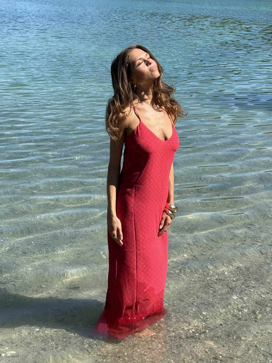 Betty maxi dress - Red