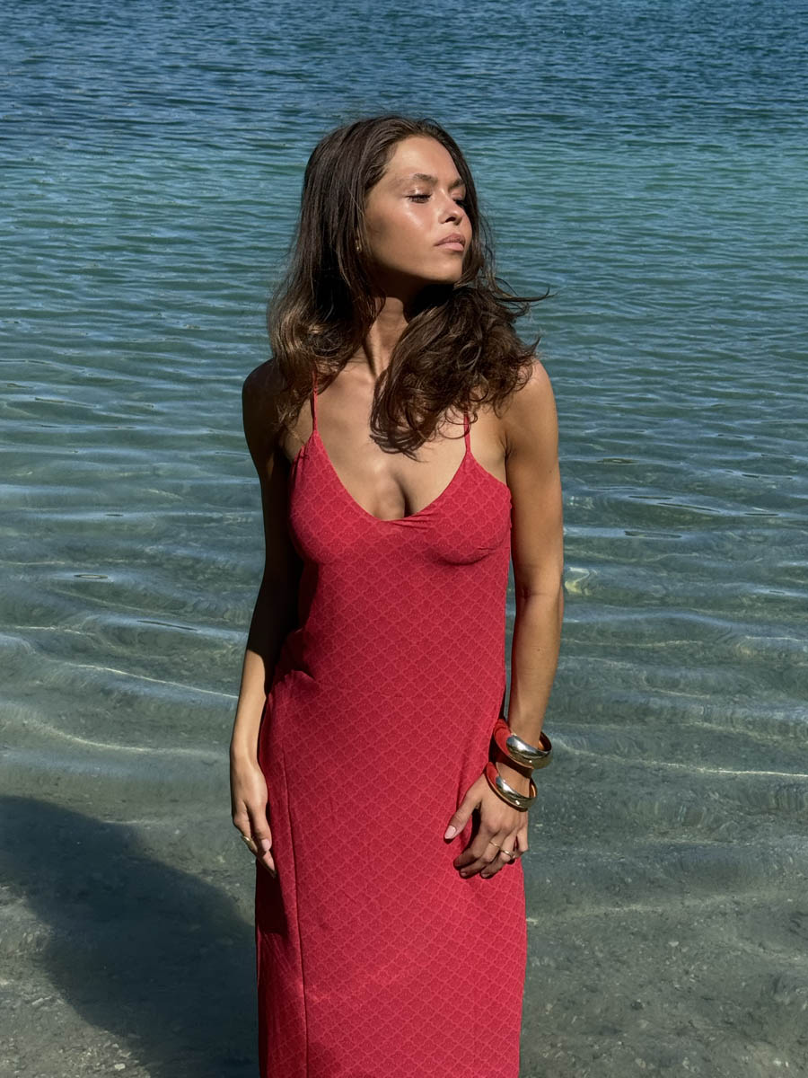 Betty maxi dress - Red