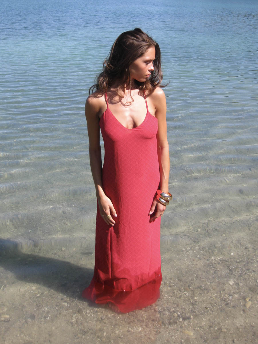 Betty maxi dress - Red