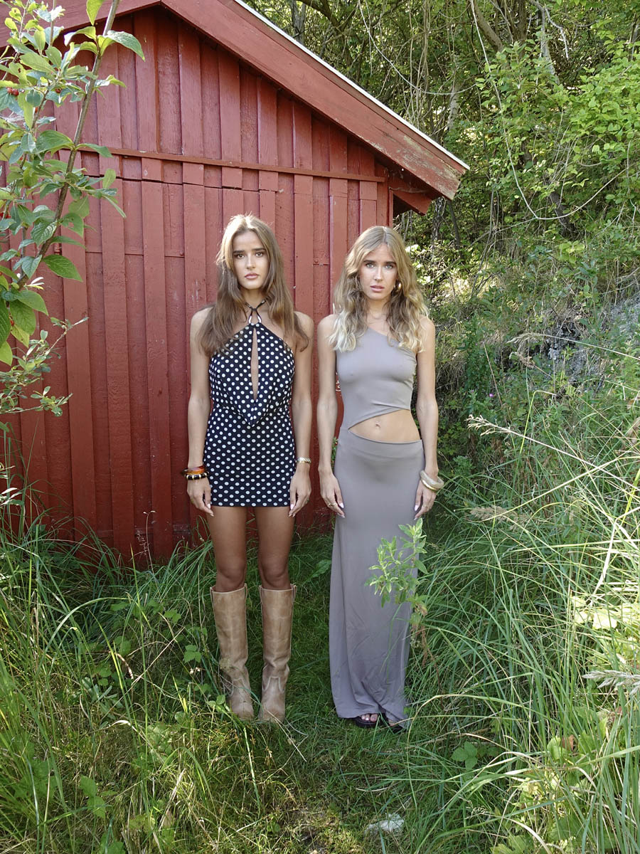 Baili maxi dress with cut out - Beige