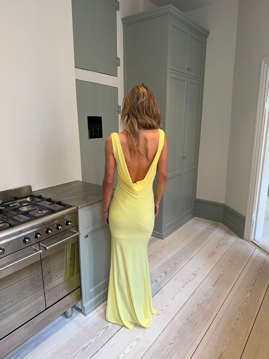 Flora maxi dress - Yellow