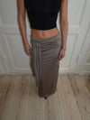 Stella skirt with tie - Taupe