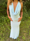 Maltina maxi dress – Light blue