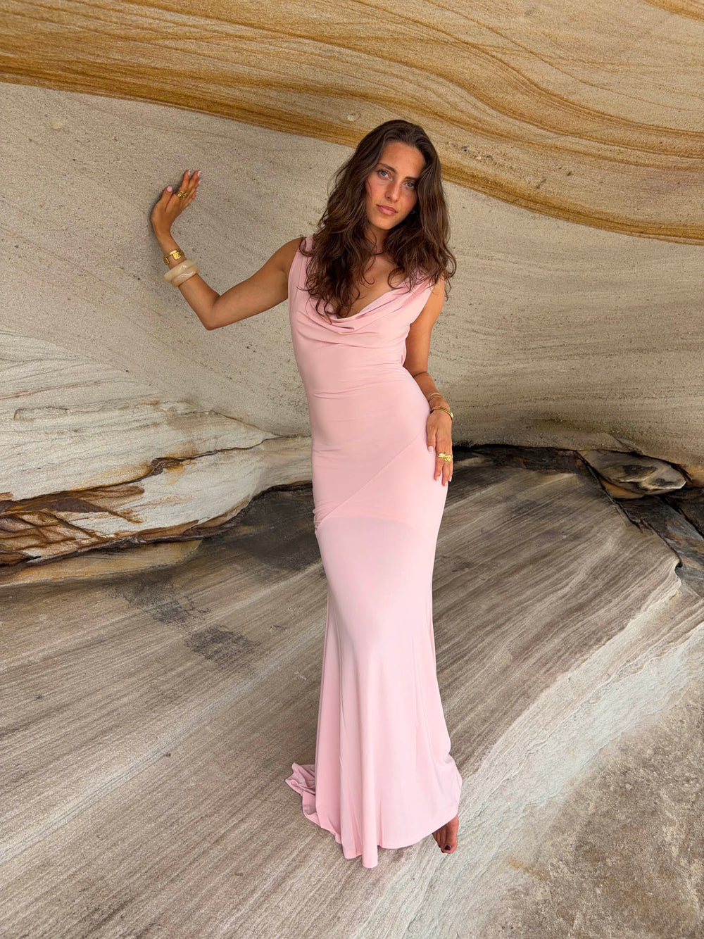 knee length dresses for ladies Flora maxi dress