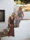 Flora maxi dress - Taupe