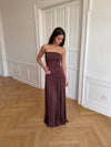 Totem maxi dress - Brown