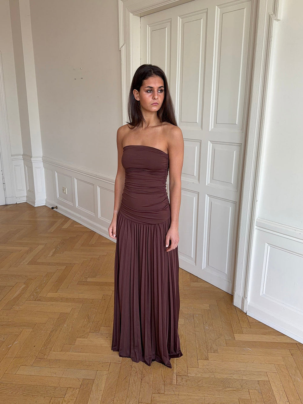 Totem maxi dress - Brown