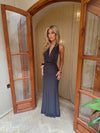 Maltina maxi dress - Grey