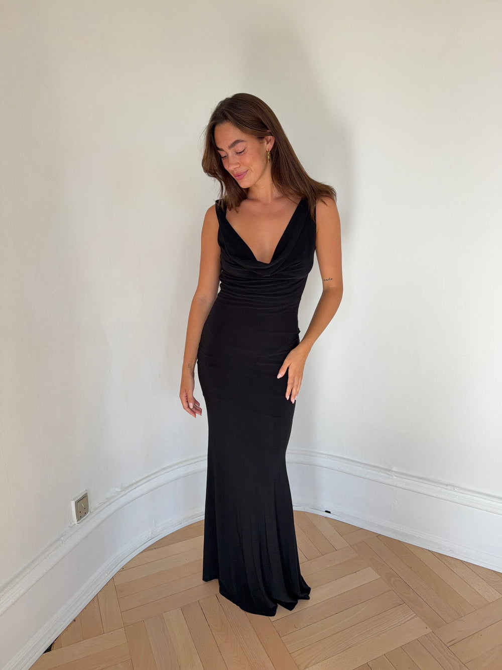 Flora maxi dress - Black