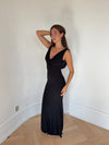 Flora maxi dress - Black