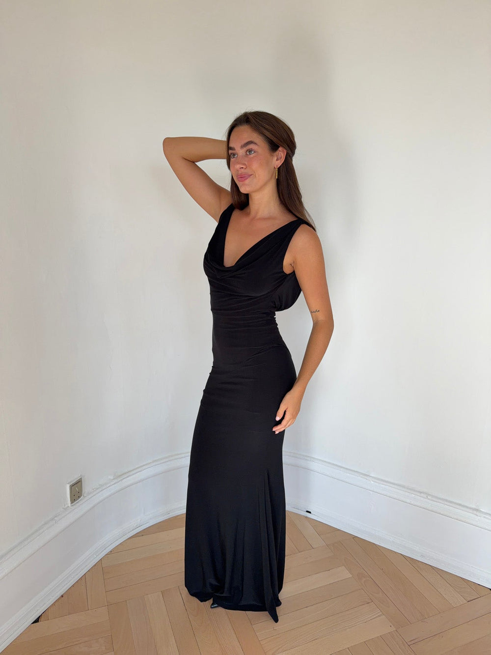 Flora maxi dress - Black