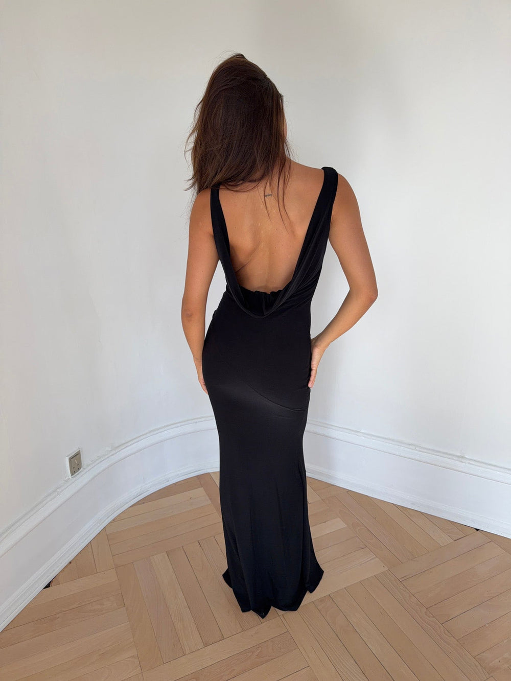 Flora maxi dress - Black