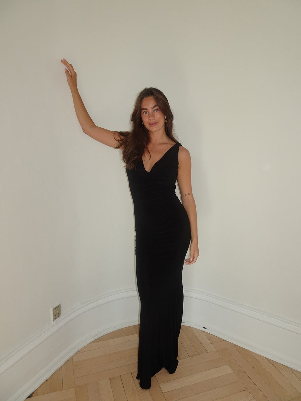 Flora maxi dress - Black