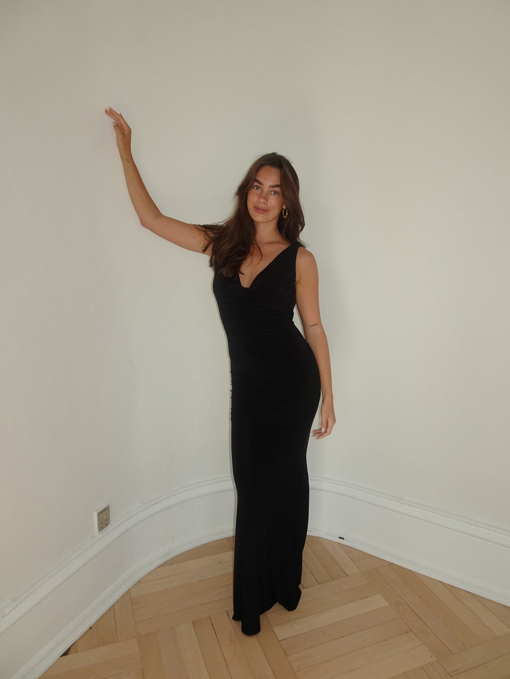 Flora maxi dress - Black