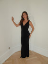 Flora maxi dress - Black