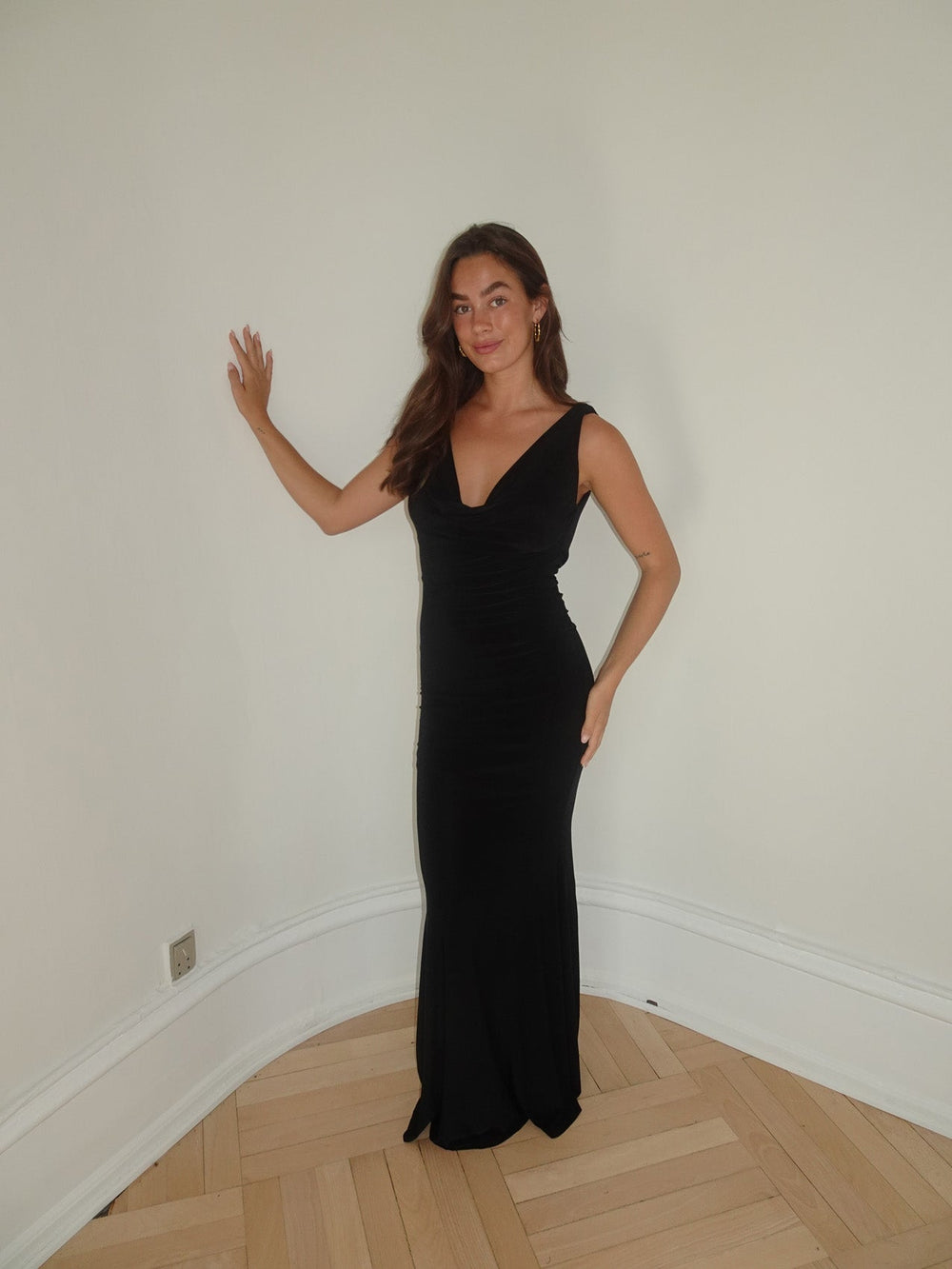 Flora maxi dress - Black