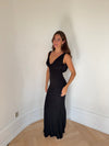 Flora maxi dress - Black