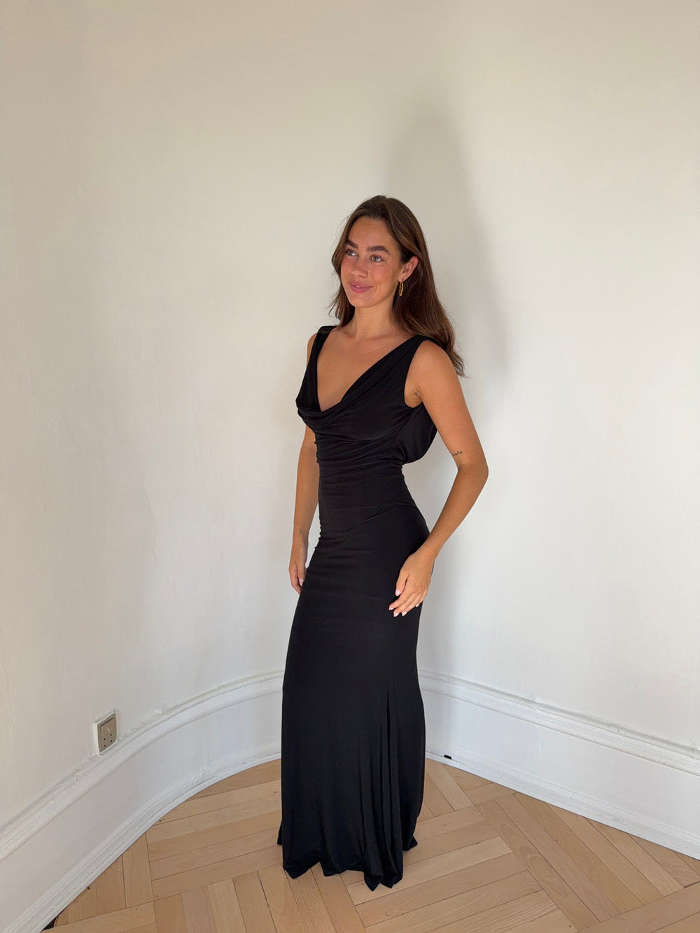 Flora maxi dress - Black