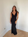 Flora maxi dress - Black