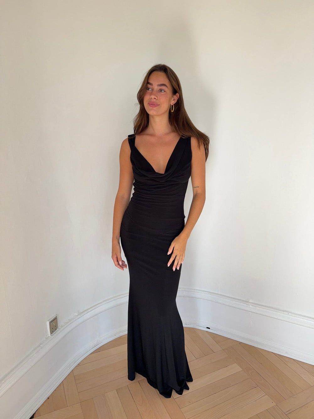 Flora maxi dress - Black