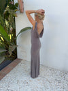 Flora maxi dress - Taupe