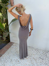 Flora maxi dress - Taupe