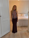Chifona maxi skirt - Brown