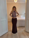 Chifona maxi skirt - Brown