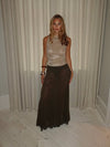 Chilalona maxi skirt - Brown