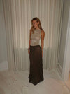 Chilalona maxi skirt - Brown