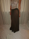 Chilalona maxi skirt - Brown