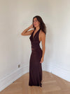 Chifona maxi skirt - Brown