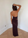Chifona maxi skirt - Brown