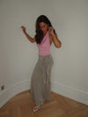 Eanie maxi skirt with glitter - Silver