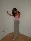 Eanie maxi skirt with glitter - Silver