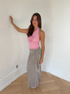 Eanie maxi skirt with glitter - Silver
