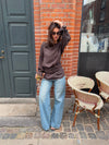 Dalya mesh blouse - Brown