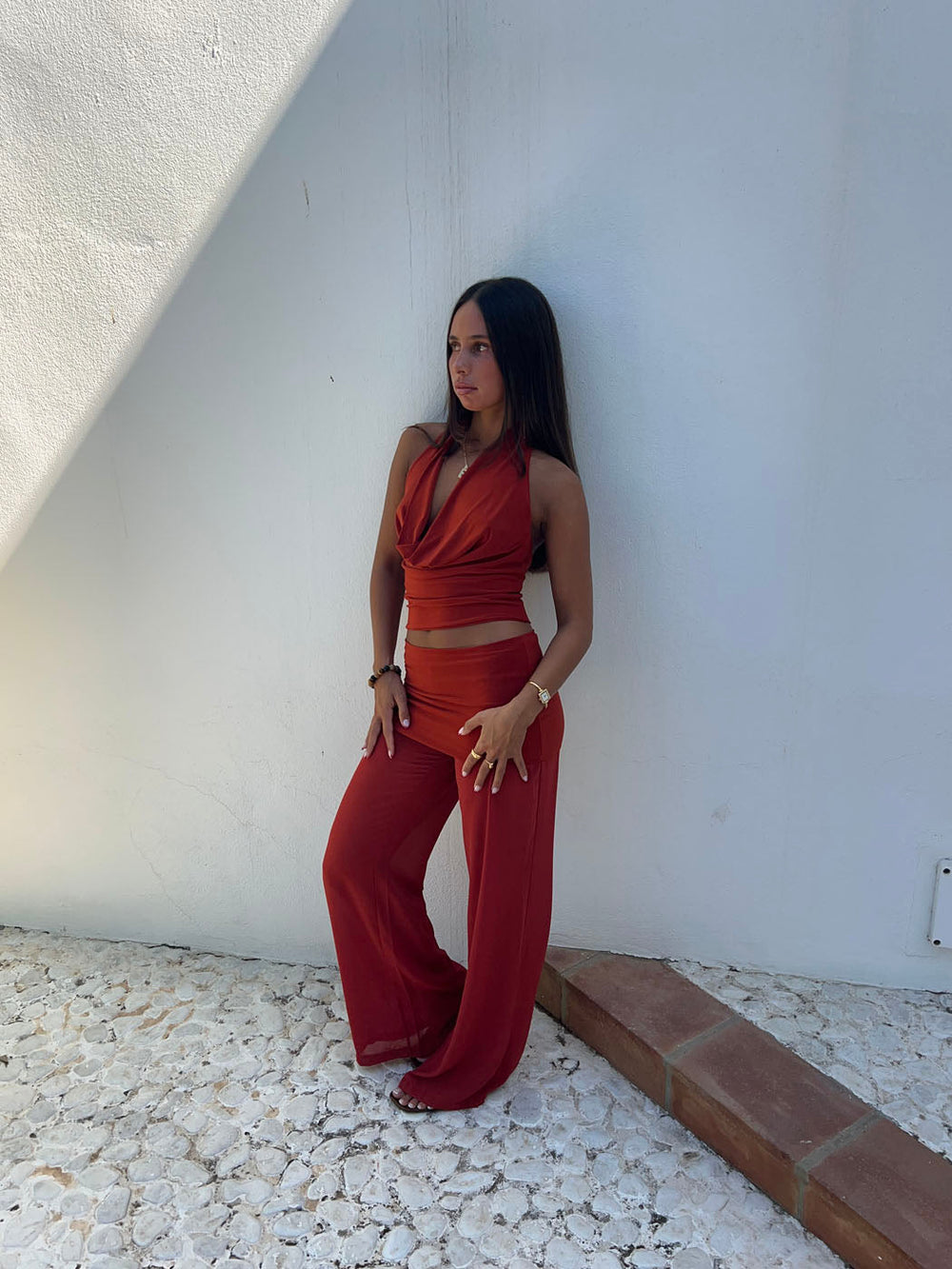 Bila mesh trousers – Red
