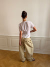 Silivia mesh top - White