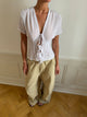 Silivia mesh top - White