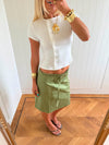 Scandivv midi skirt - Khaki