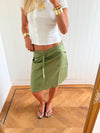Scandivv midi skirt - Khaki