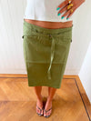 Scandivv midi skirt - Khaki